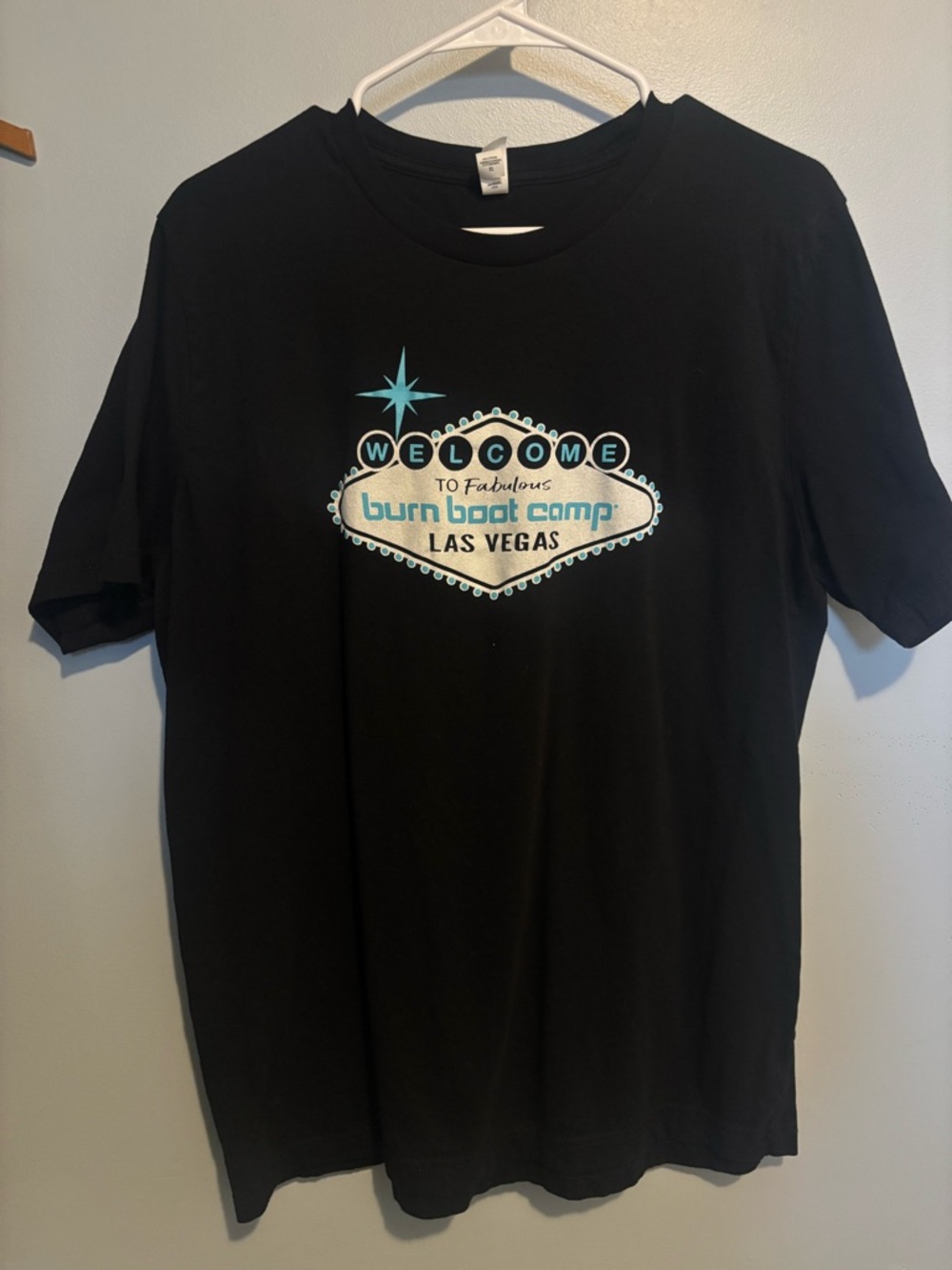 Black Las Vegas Burn Boot Camp Tee